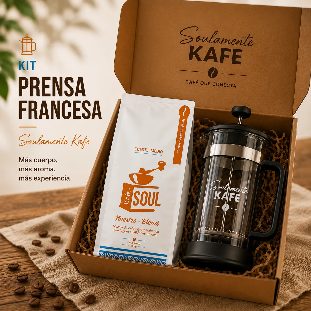 Kit Prensa Francesa Kafe Soul